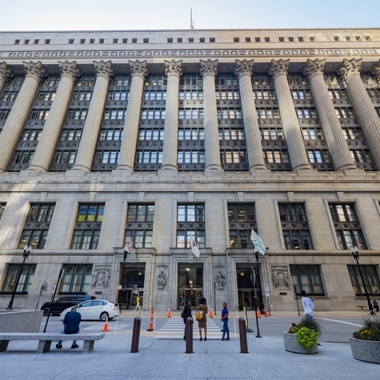 Façade of Chicago's City Hall