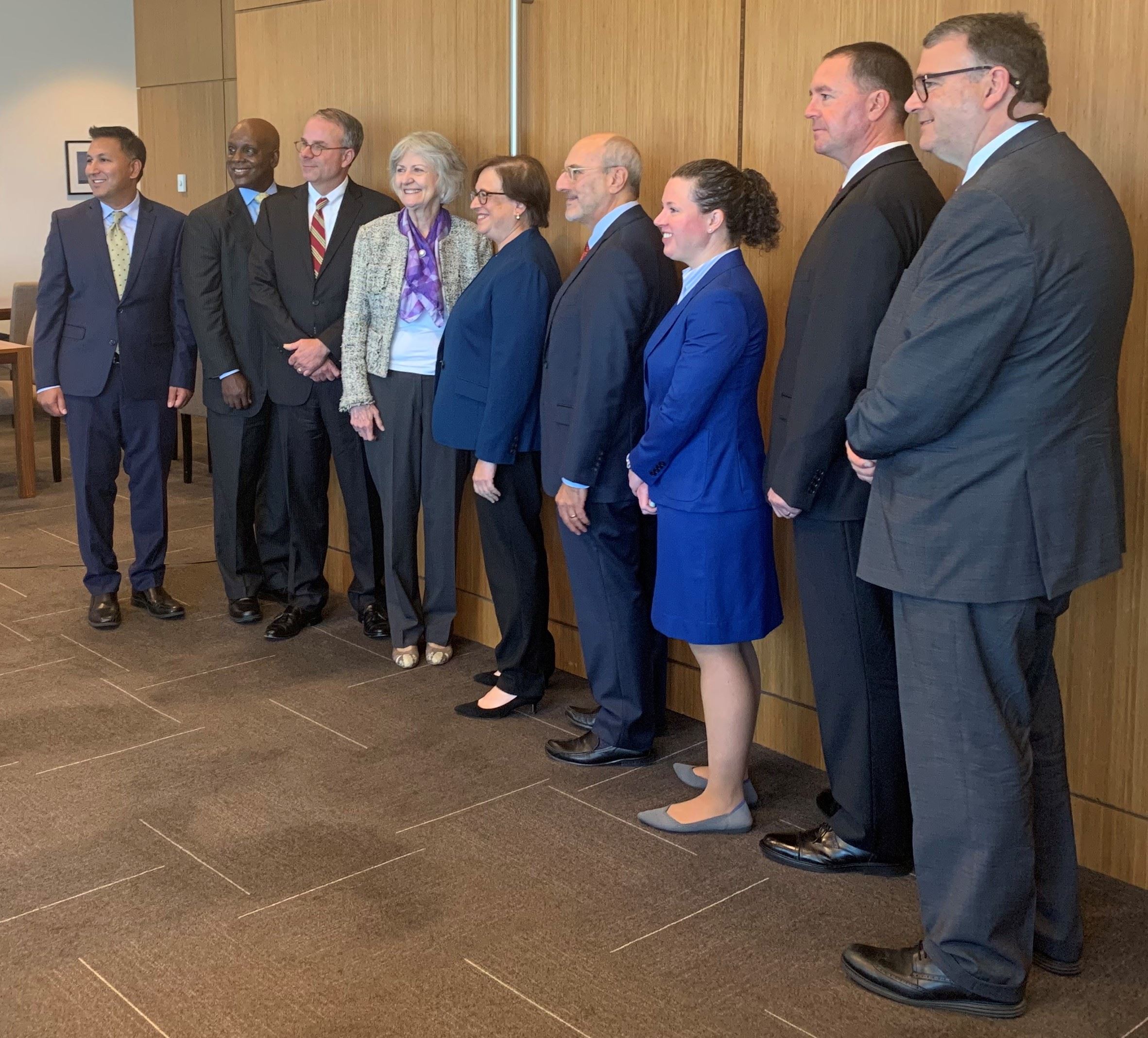 Justice Kagan with Judges Harjani, Cummings, Scudder, Lefkow, Gilbert, Jantz, Kness, and Fuentes