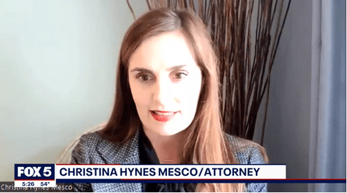 Christina Hynes Mesco Appears on Fox 5 D.C.