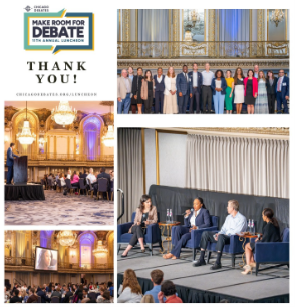 Prinz Supports Chicago Debates