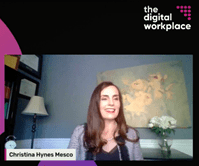 Christina Hynes Mesco on the Digital Workplace Podcast