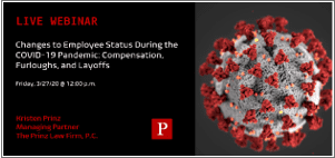 Kristen Prinz Hosts Live Webinar on Employment & Covid-19