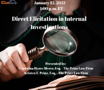 Christina Hynes Mesco & Kristen Prinz Present on Direct Elicitation