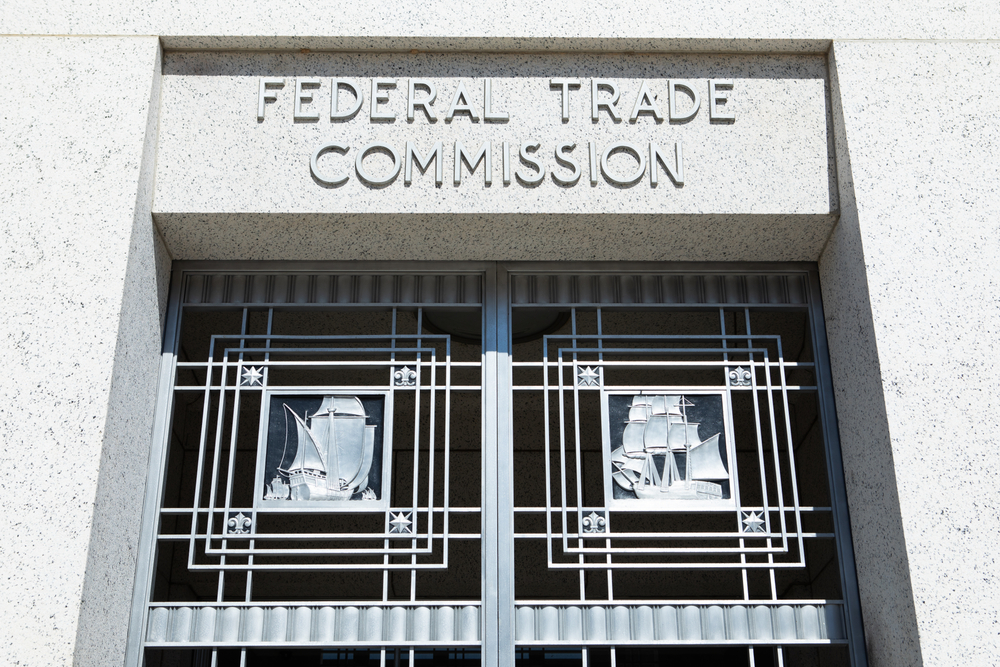 Federal Trade Commission front doors with images of ships (Non-Compete)